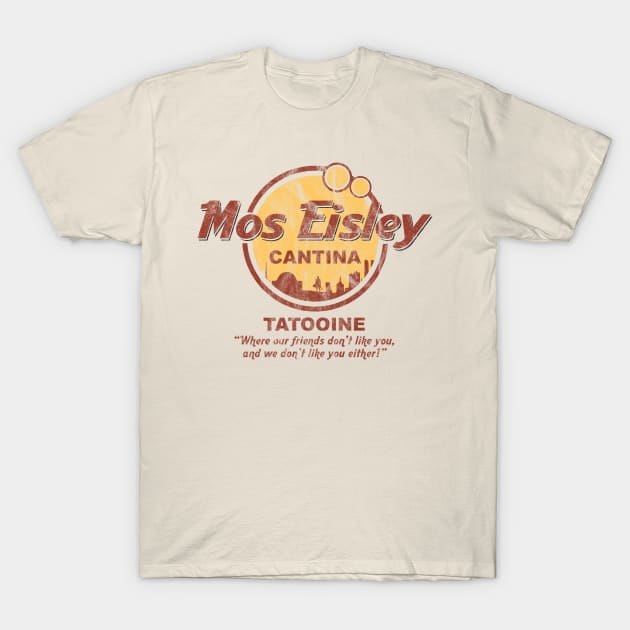 Mos Eisley Cantina Tatooine T-Shirt by Alema Art